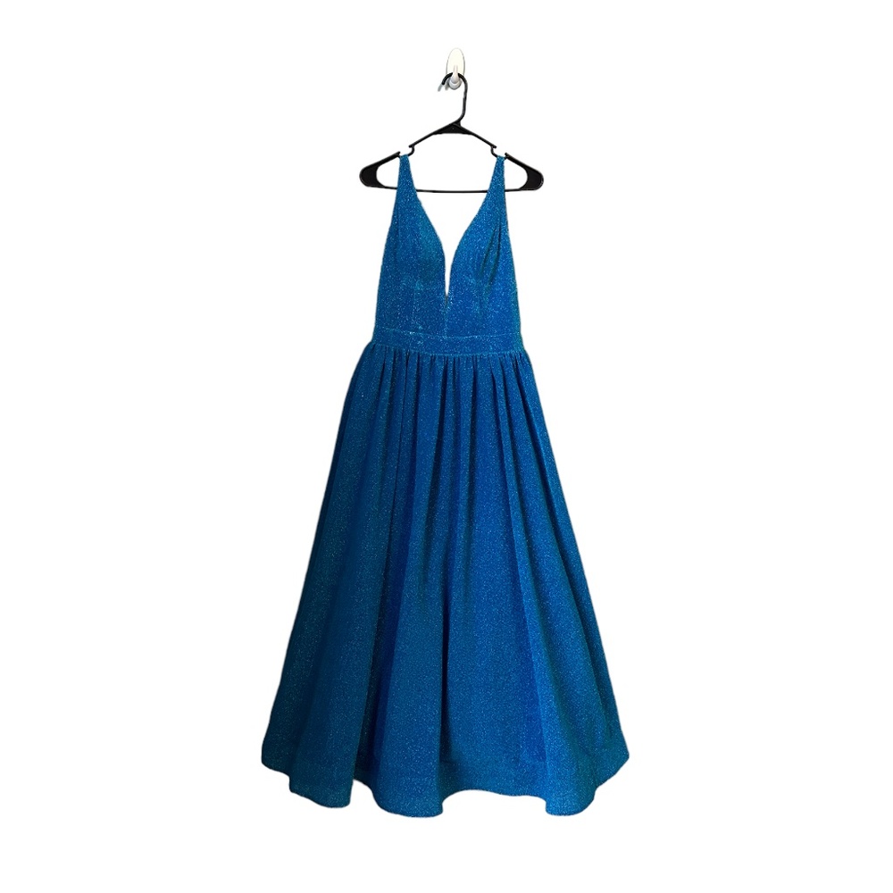 Prom Dress - blue sparkly